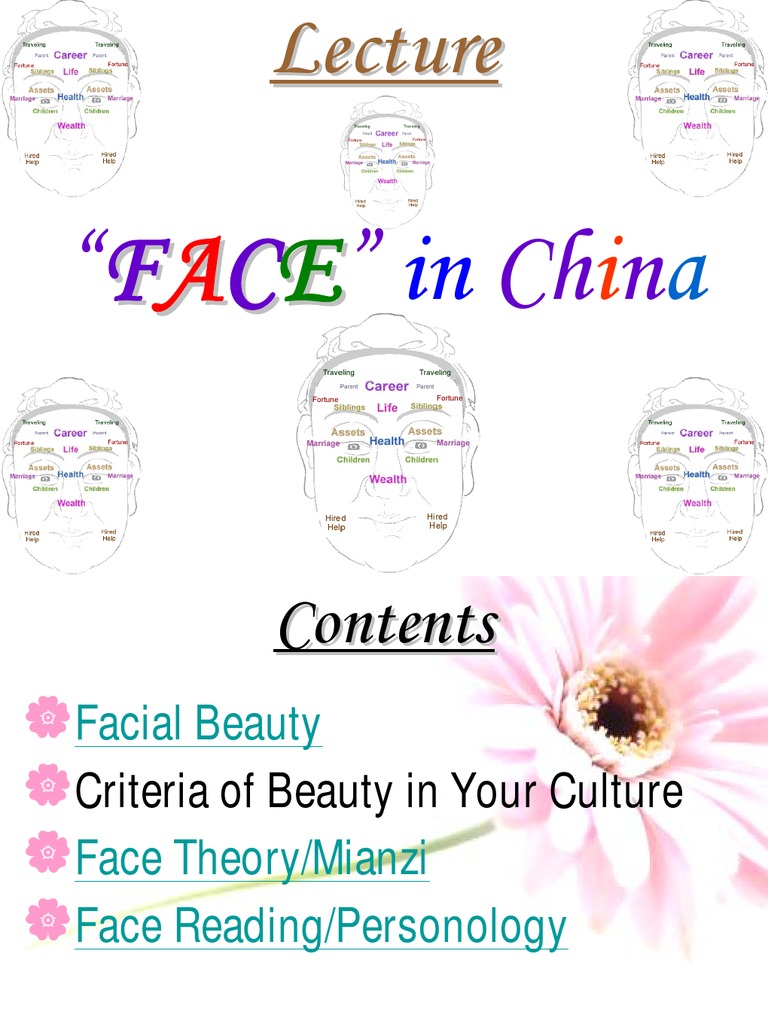 Face in China | PDF | Physical Attractiveness | Beauty