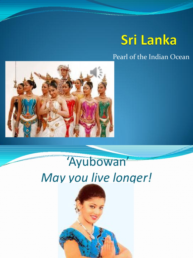 a presentation about sri lanka