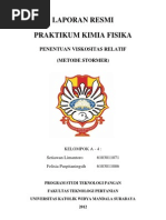 Download Laporan Resmi Viskositas Fixed by felie_916230 SN135980592 doc pdf