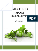 Forex Report Today 15 April 2013