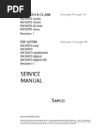 Saeco Incanto Tech List