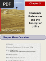 Consumer Preferences and The Concept of Utility