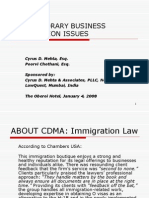U.S. Immigration Law - An Update 2008