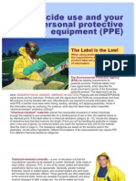 Pesticide Use and Your Personal Protective Equipment (PPE)