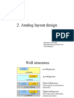 Analog Layout Design: Kanazawa University Microelectronics Research Lab. Akio Kitagawa
