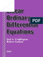 Coddington, E. Carlson, R. - Linear Ordinary Differential Equations