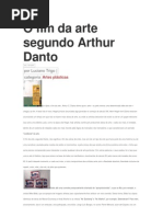 O Fim Da Arte Segundo Arthur Danto