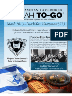 Pesach To Go - 5773