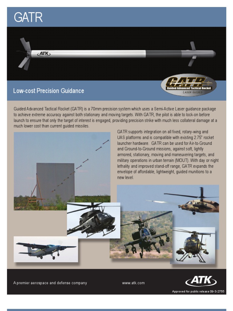 GATR: Low-Cost Precision Guided Rocket | PDF