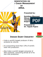 Presentation On Supply Chain Management of AMUL
