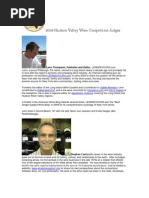 Download 2009  Hudson Valley Wine Competition Judges by Debbie SN13600611 doc pdf