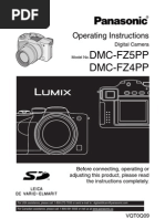 Panasonic Lumix FZ5 User Manual