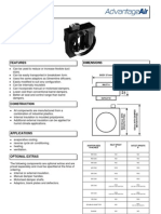 Fittings - Plastic Inline Damper: Features Dimensions