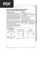 LM140A/LM140/LM340A/LM340/LM7800C Series 3-Terminal Positive Regulators