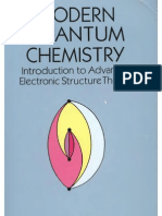 Modern Quantum Chemistry Introduction to Advanced Electronic Structure Theory - Szabo