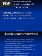 Asetaldehi̇t Üreti̇mi̇