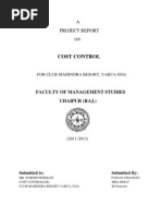 Cost Controller