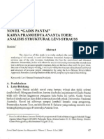 Download Novel Gadis Pantai Karya Pramoedya Ananta Toer Analisis Struktural Levi Strauss Siminto by Deny Hermawan SN136025573 doc pdf