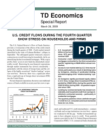 U.S. Credit Flows During The Fourth Quarter Show Stress On Households and Firms