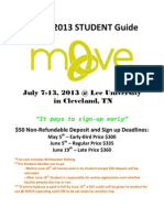 CIY MOVE 2013 Amplify Student Guide