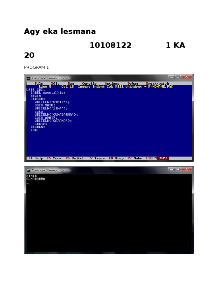 Program 2 | PDF