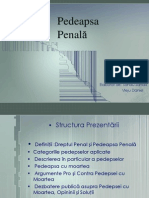 Pedeapsa Penală: Elaborat De: Sandu Sanda Vleju Daniel