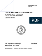 Electrical Science Fundamentals Handbook vol-1