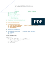 Tahap-Tahap Penulisan Proposal