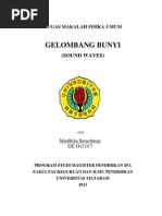 Download MAKALAH GELOMBANG BUNYI by Dhica Mardhica SN136043450 doc pdf