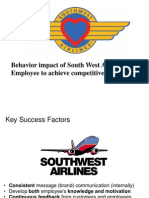 Behavior Impact of South West Airline Employee To Achieve Competitive Advantage