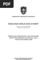 Download RKS Pengadaan Jasa Konsumsi Diklat Prajabatan by puguh SN13604696 doc pdf