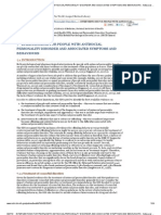 Interventions for People With Antisocial Personality Disorder and Associated Symptoms and Behaviours - Antisocial Personality Disorder - Pubmed Health