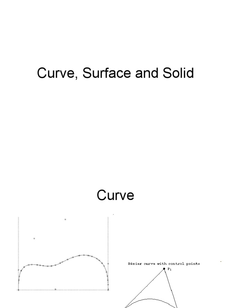 CAD Modeling: Curves and Surfaces | PDF | Sphere | Geometry