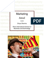 Marketing Strategies of Amul Dairy - STP, Extended Mix & Buyer Behavior