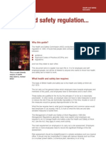 Health and Safety Regulation