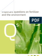 3734 Important Questions On Fertilizer and The Environment