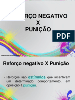 Reforço Negativo X Punição