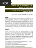 ajuste oclusal em ortodontia uma revisão de literatura