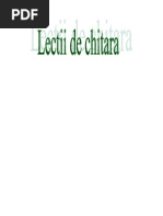 Lectii de Chitara