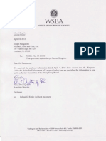 WSBA Complaint Against Ms. Lauren Kingston - Attorney For McCormack IP Law