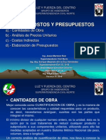 Costos y Presupuestos