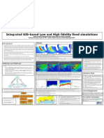 Integrated GIS-based Low and High fidelity flood simulations