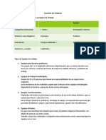 Diferencias Entre Los Grupo y Equipos de Trabajo