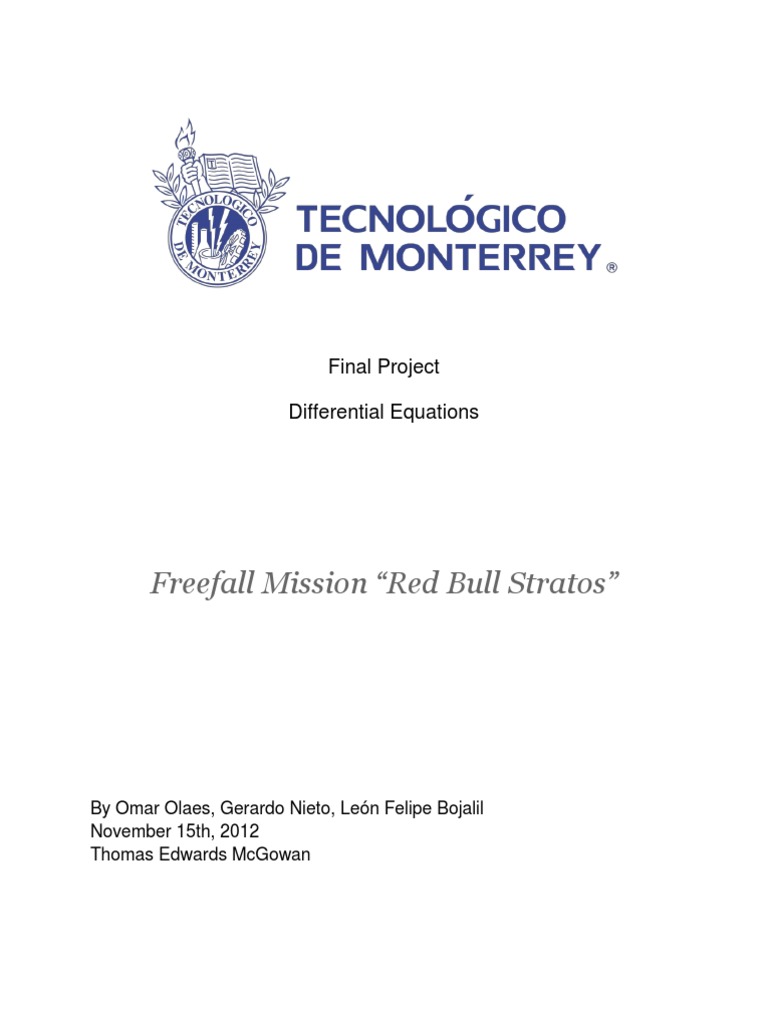 Red Bull Stratos Freefall Analysis | PDF | Falling | Parachuting
