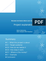 Project Explanations: Because We Know Where You Want To Go