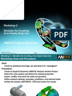 ANSYS Explicit Dynamics 120 Workshop 02