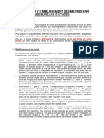 ETABLISSEMENT DES METre PDF