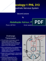 313 Pharmacology PNS 2nd Lecture S