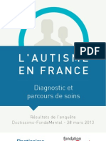Autisme France Enquete Doctissimo Fondation Fondamental