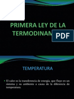 Ley Cero y Primera Ley de La Termodinamica